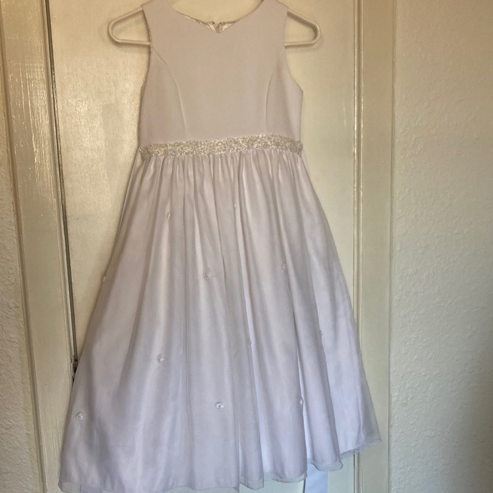 Cinderella Kids Formal Dress - White Size 10